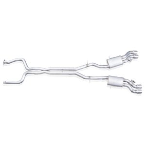 Cadillac CTS Performance Exhaust - Stainless Works - Catback System with Resonated X-Pipe and Dual-Mode Mufflers - `16-`19